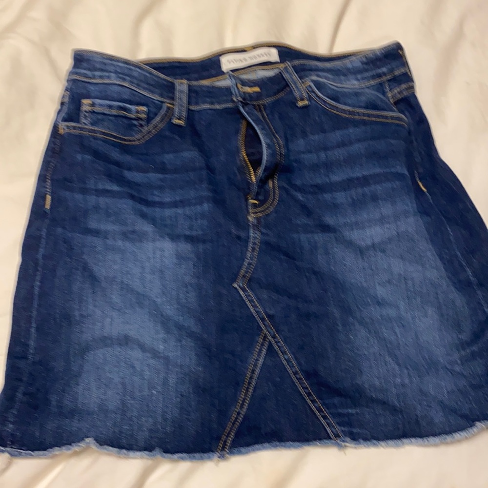 Dark Denim Skirt